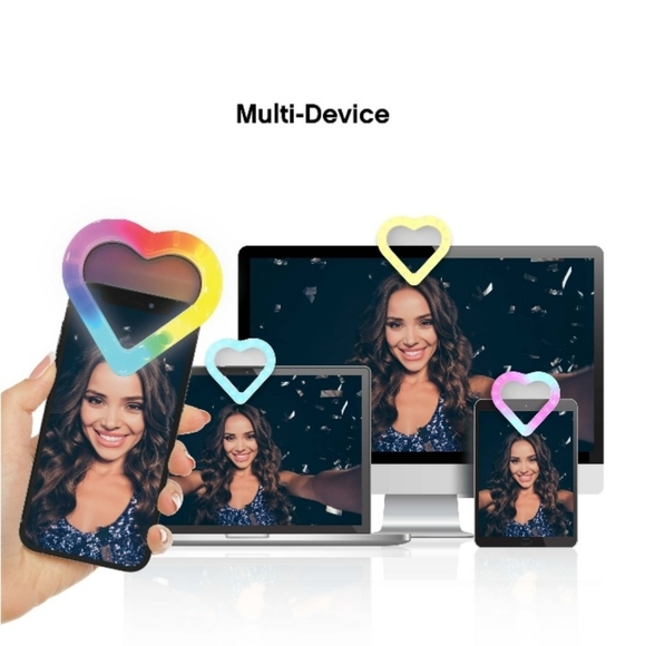 Selfie Led Light Clip - Picture 2 of 13